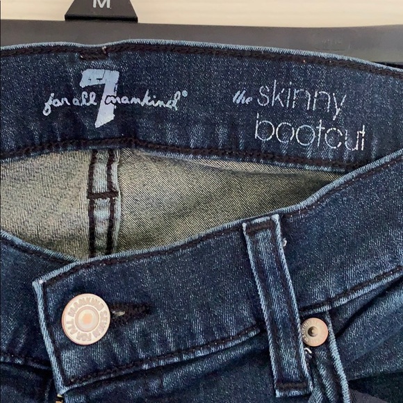 7 For All Mankind Size 30 Skinny Bootcut Jeans - Picture 2 of 8
